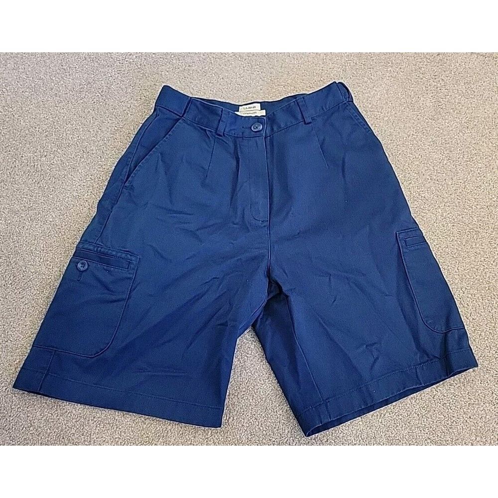 L.L.Bean Boys Youth 6 Original Fit School Shorts BLUE 280396